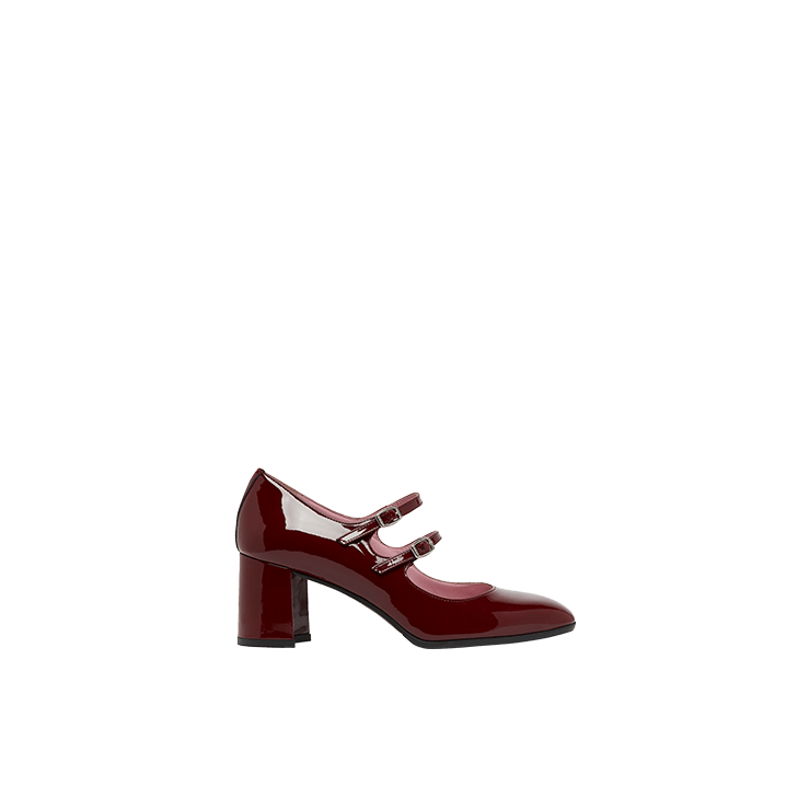 パンプス CAREL FW25 Black leather Alice pumps (ALICE BLACK) Alice - Black patent leather Mary Janes pumps | Carel Paris