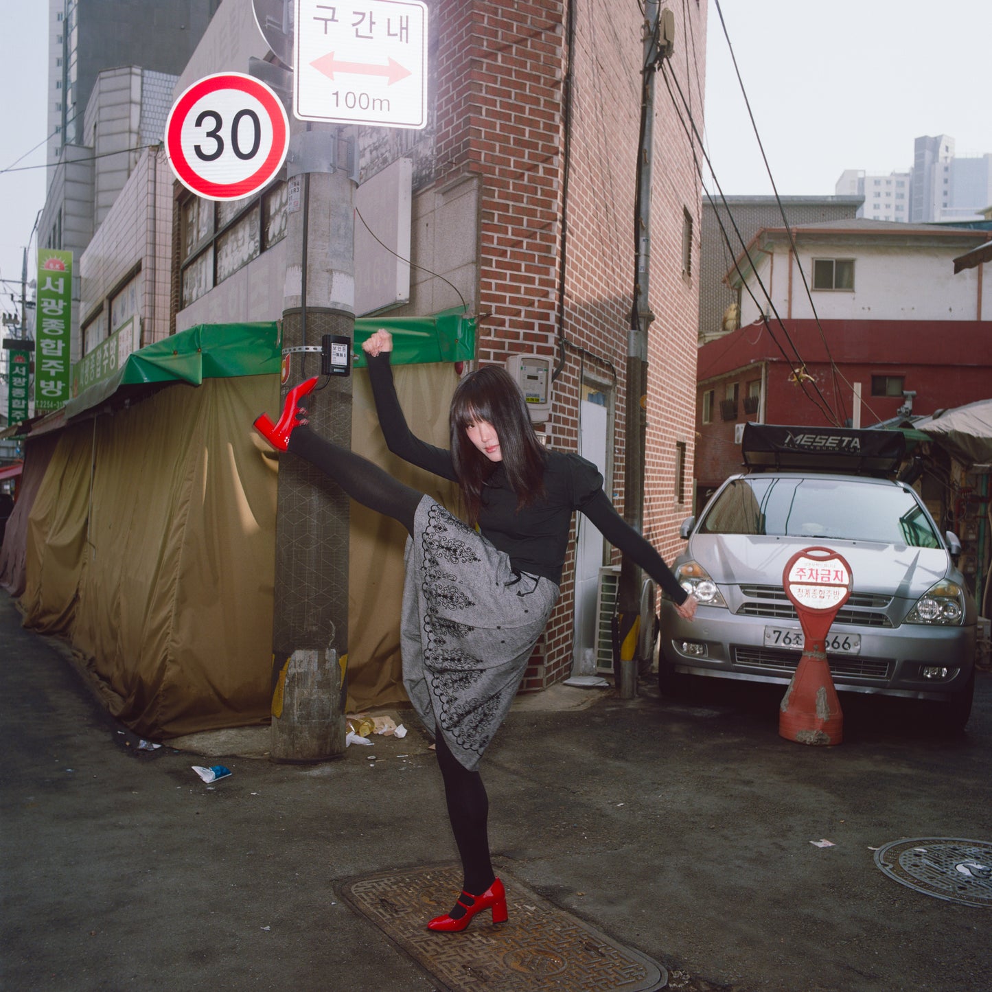 Alice - Red patent leather Mary Janes pumps