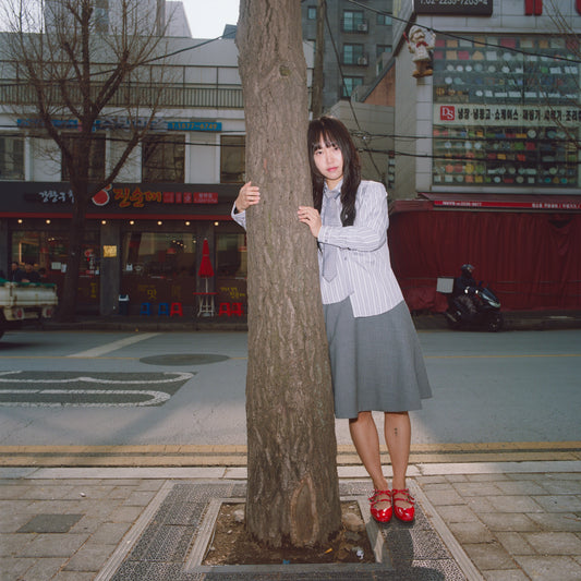 Ariana - Red patent leather Mary Janes ballet flats - Image number 9