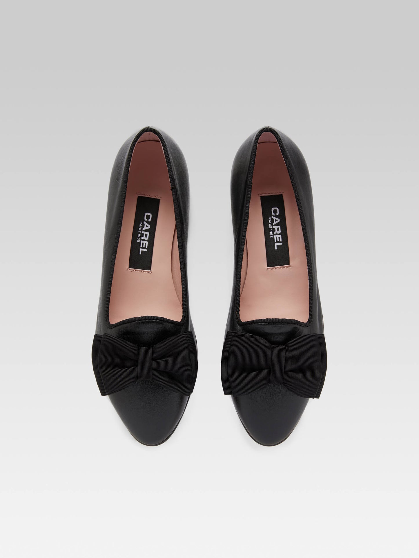 Marquis - Ballerines à noeud cuir noir