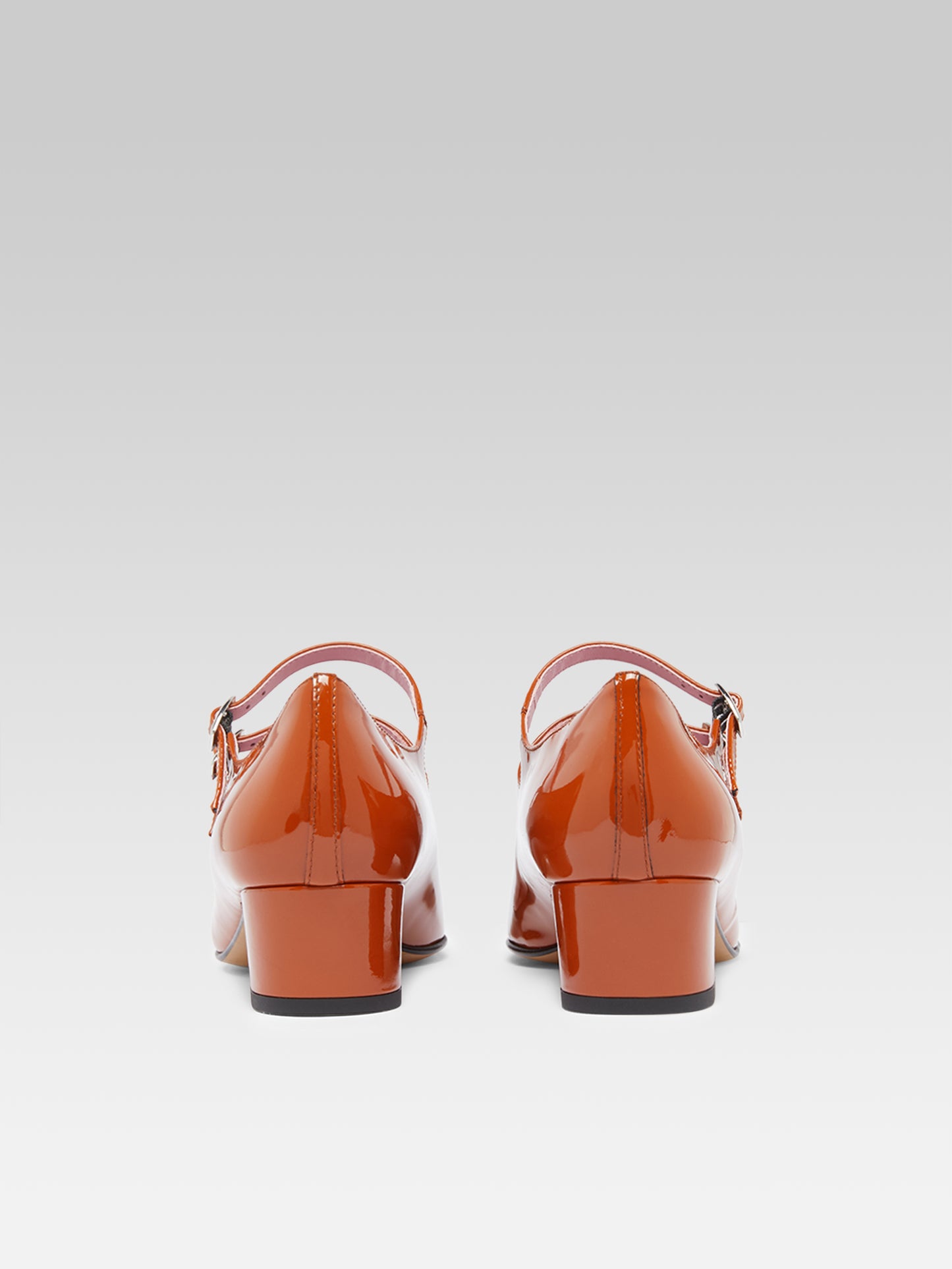 Kina - Camel patent leather Mary Janes pumps