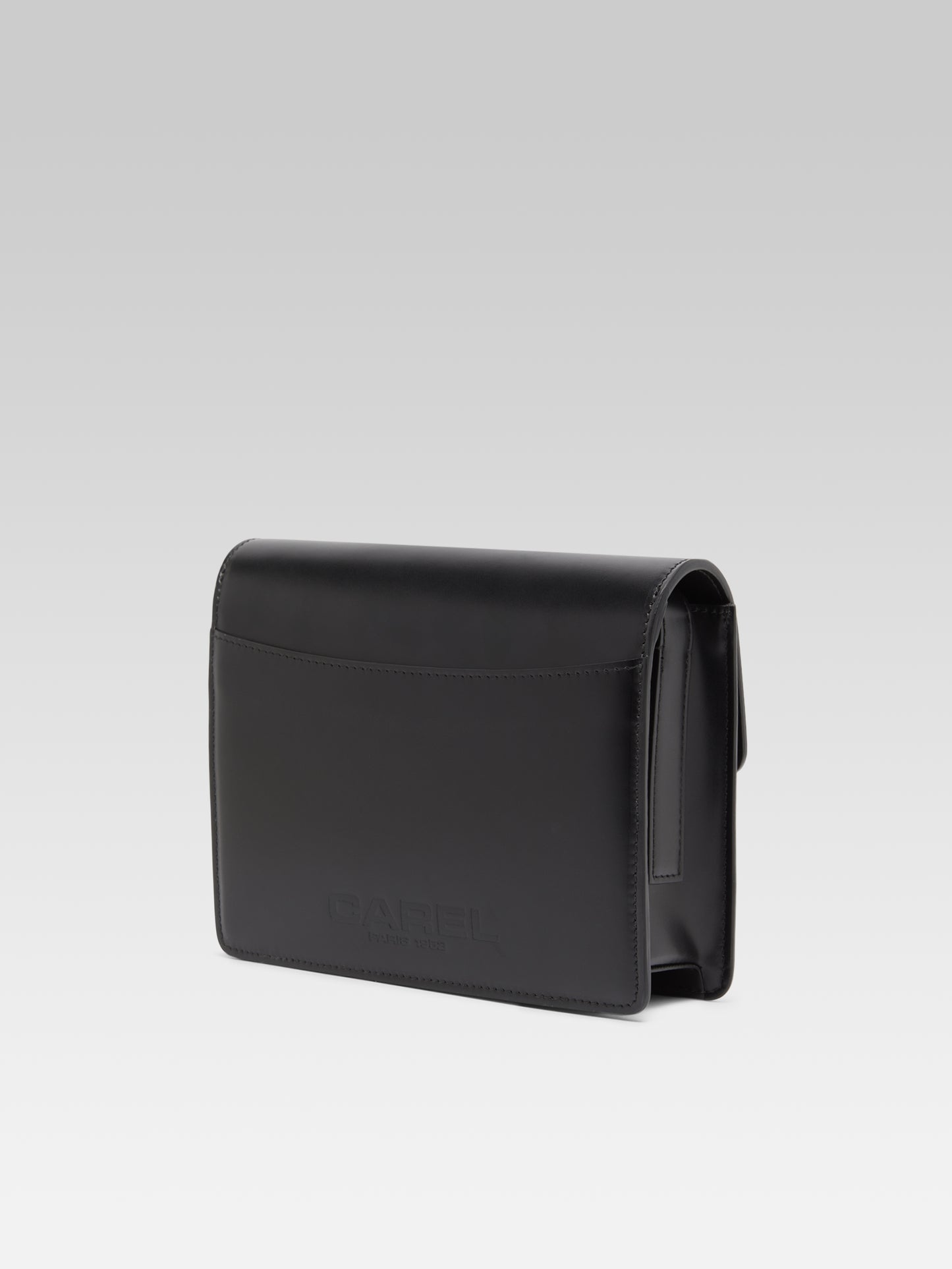 Lorette - Black upcycled leather bag