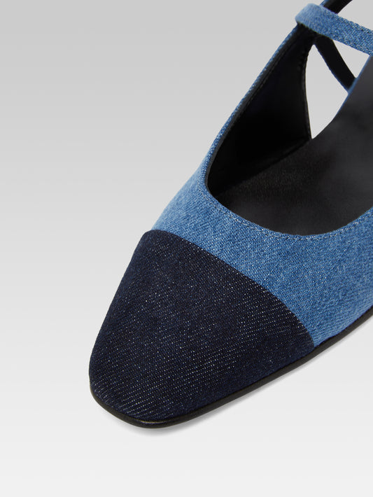 Oceano - Slingback bi-jean fabrics - Image number 6