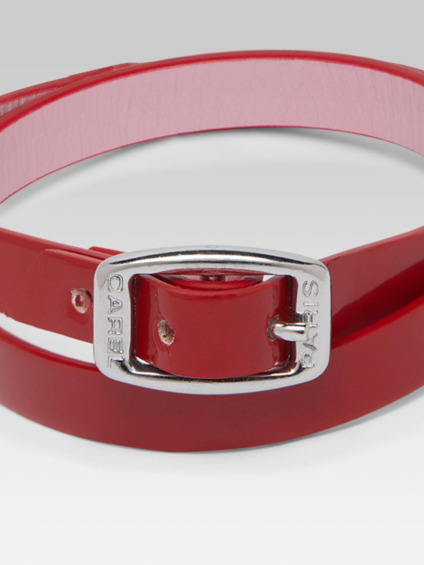 Bracelet - Red patent leather