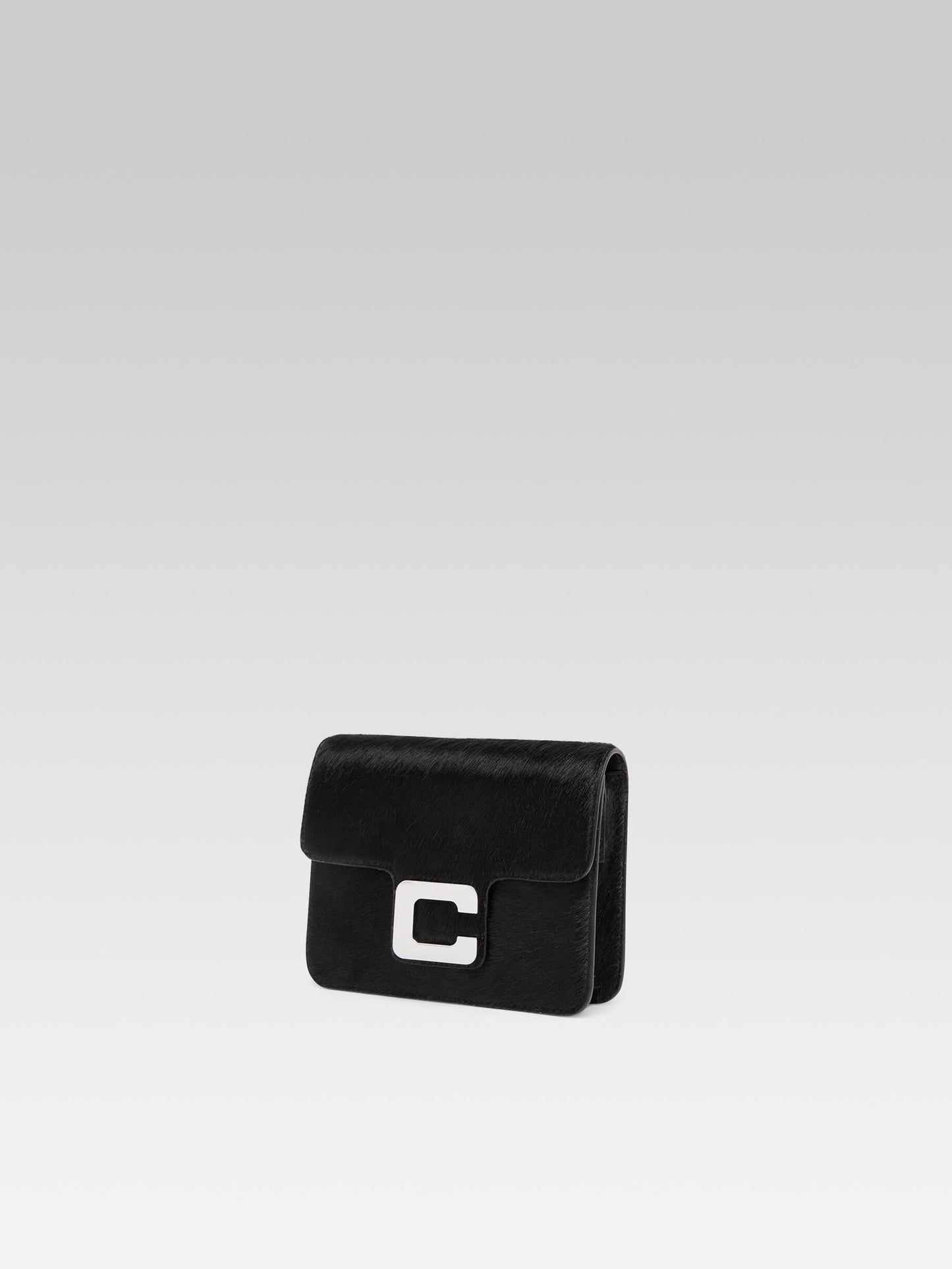 Mini Sorbonne - Black pony leather bag