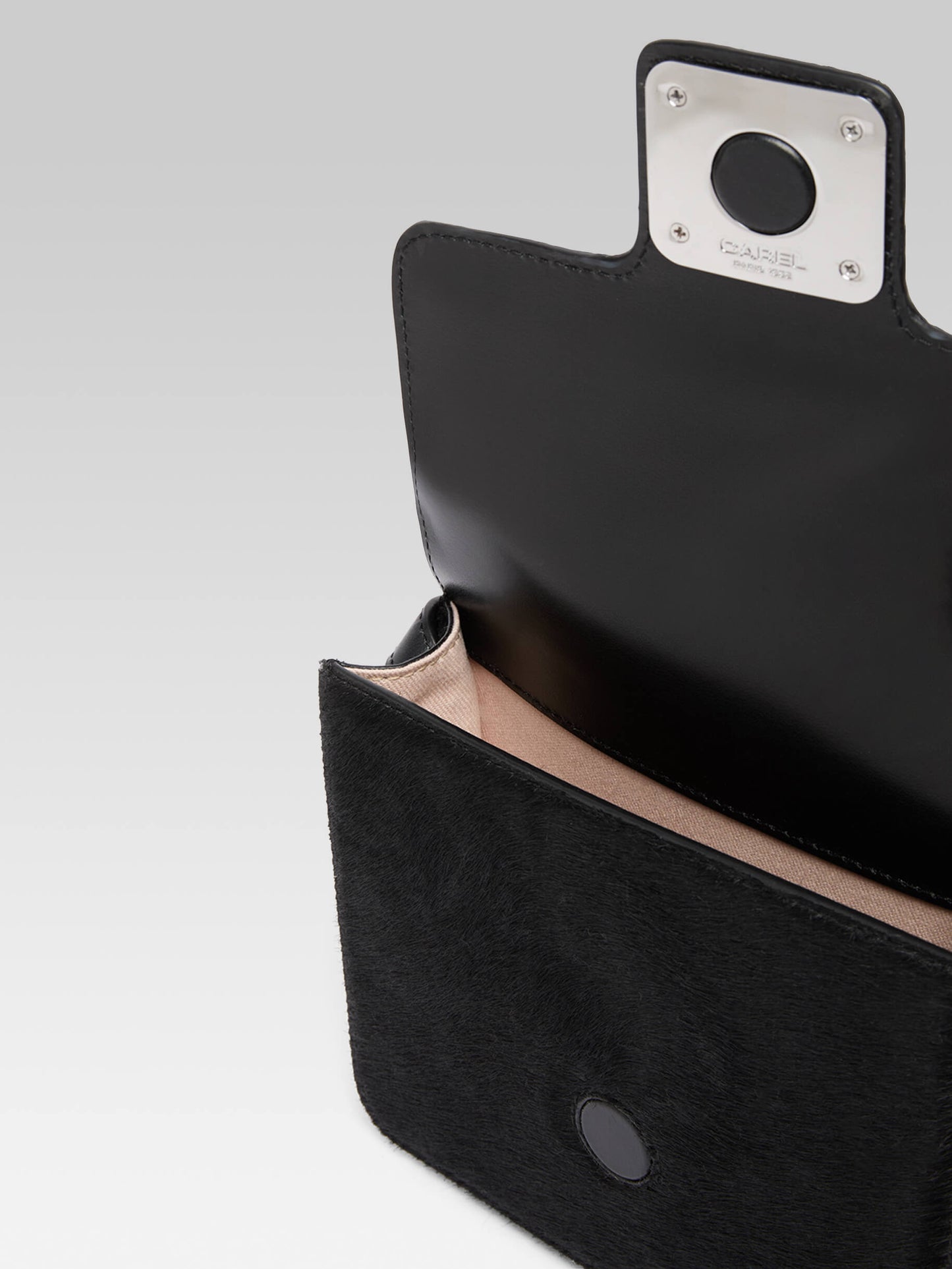 Mini Sorbonne - Black pony leather bag