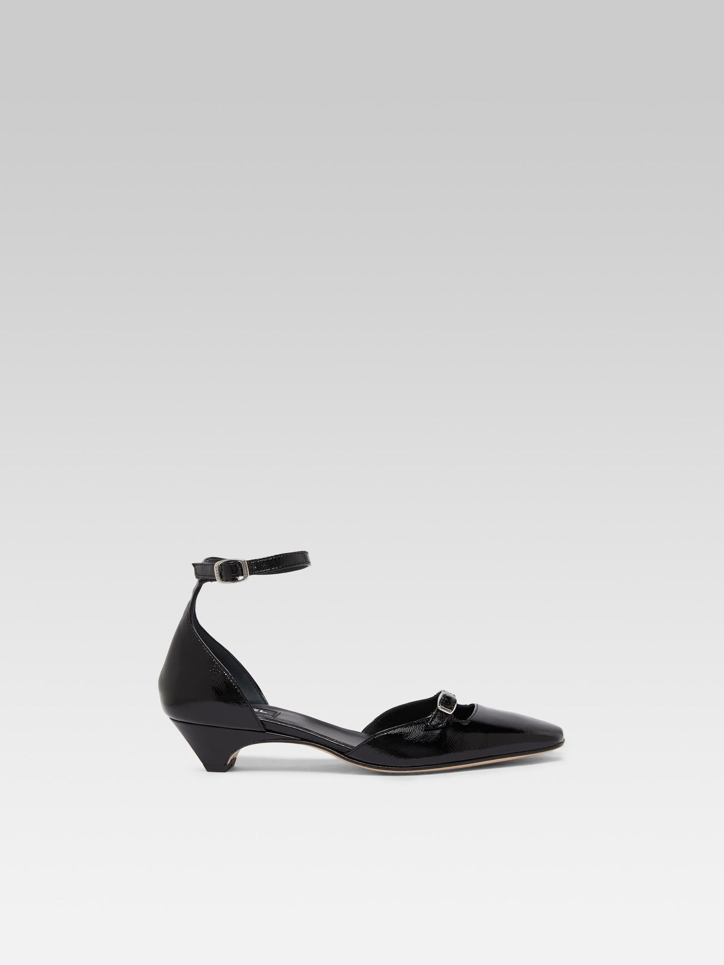 Emma - Ballerines cuir naplack noir