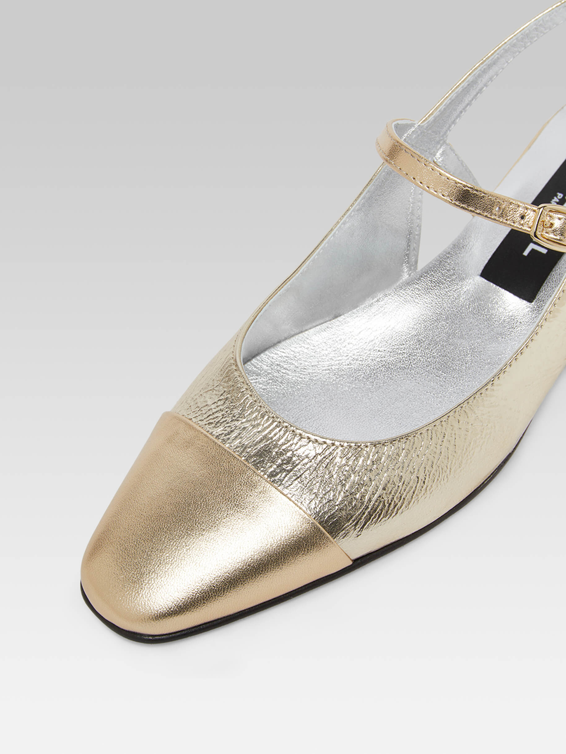 Oceano - Slingback cuir multi platine - Image numéro 3