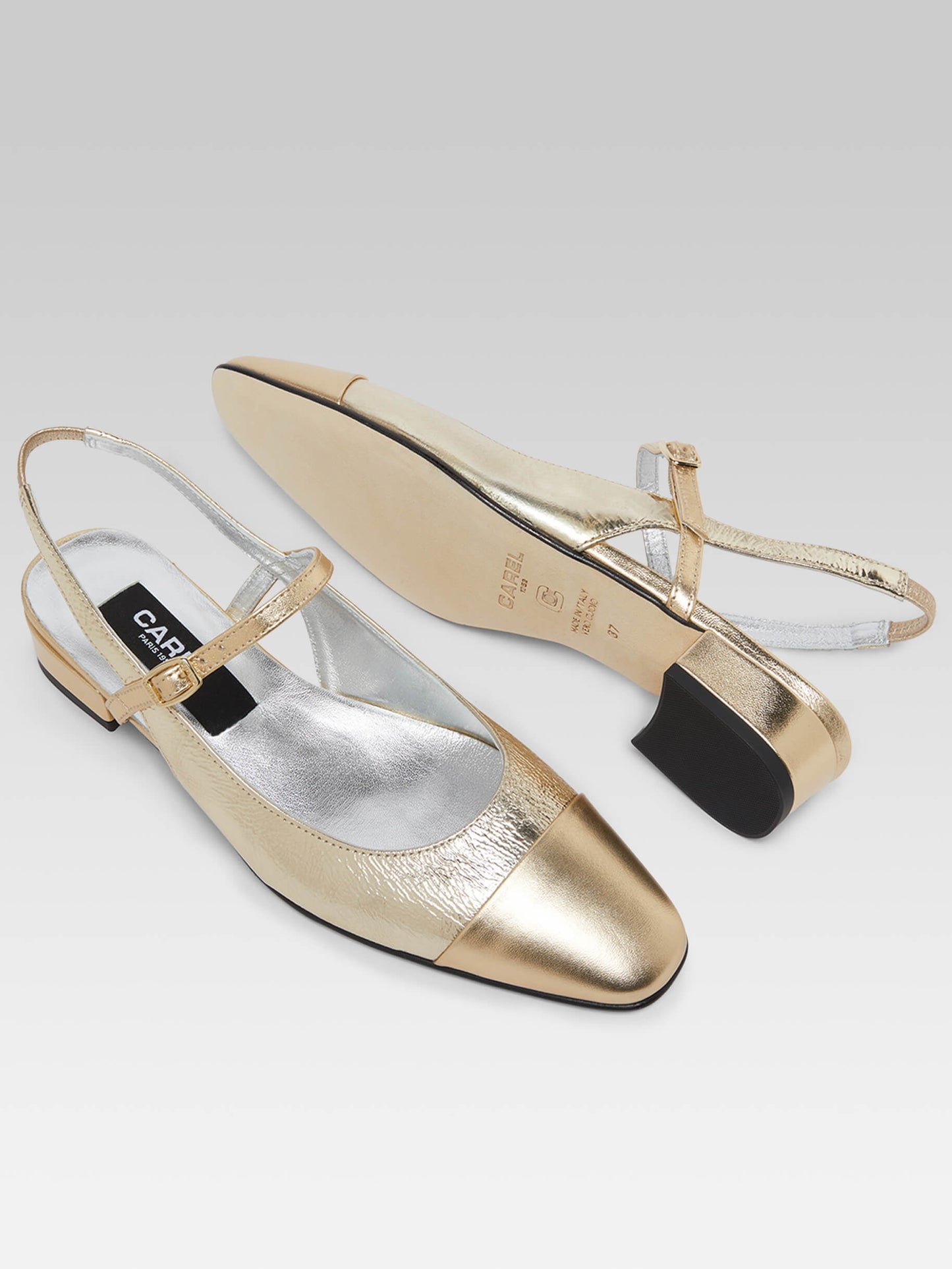 Oceano - Slingback cuir multi platine