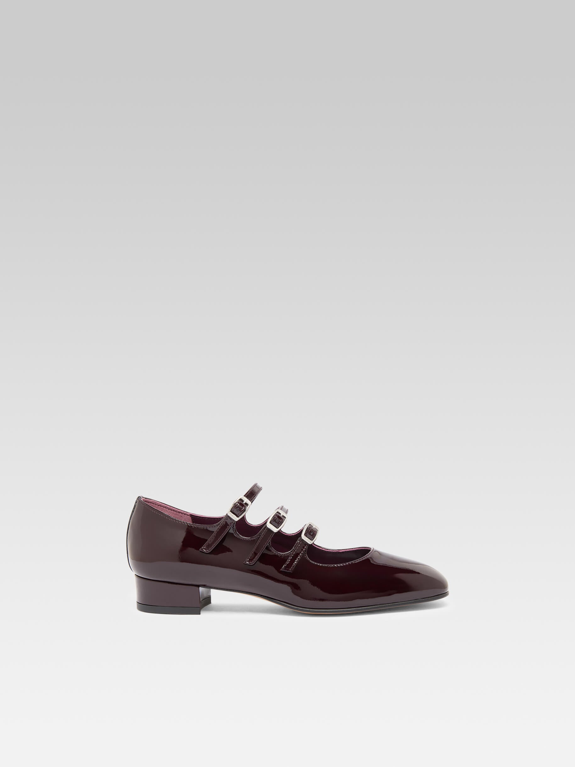 Mary Jane Braune Wildleder Ballerinas Ariana Lackleder Mary Jane