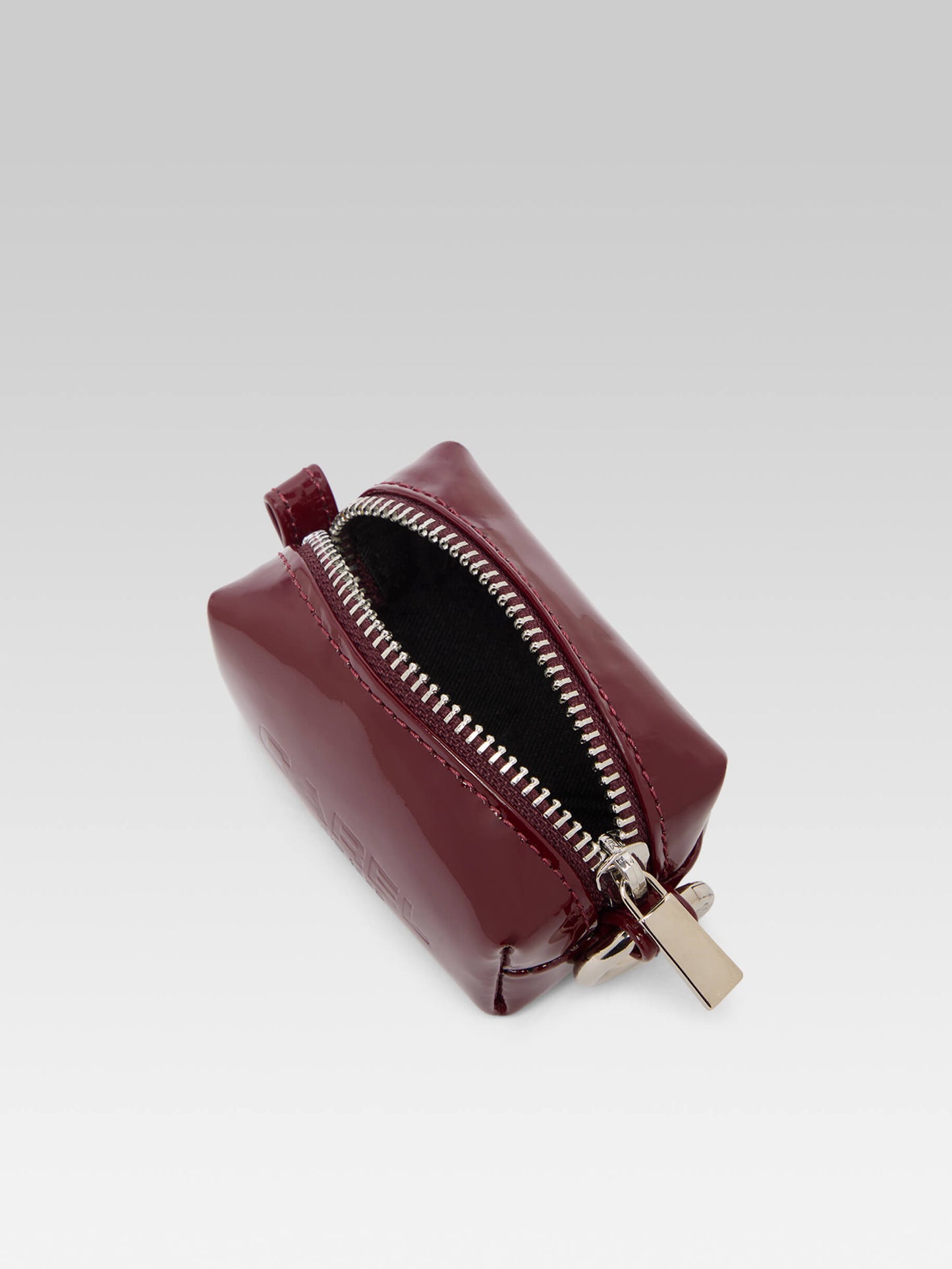 Rintintin - Burgundy patent leather dog bag dispenser