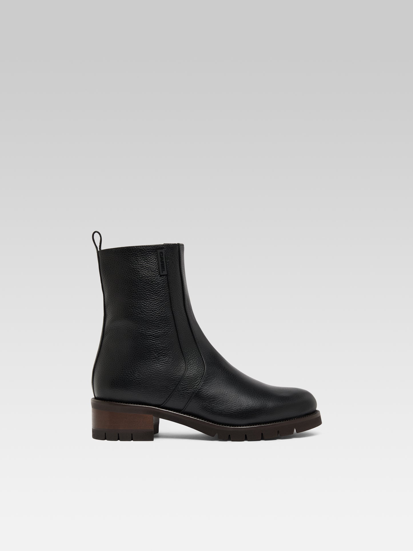 Phoenix  - Bottines cuir noir