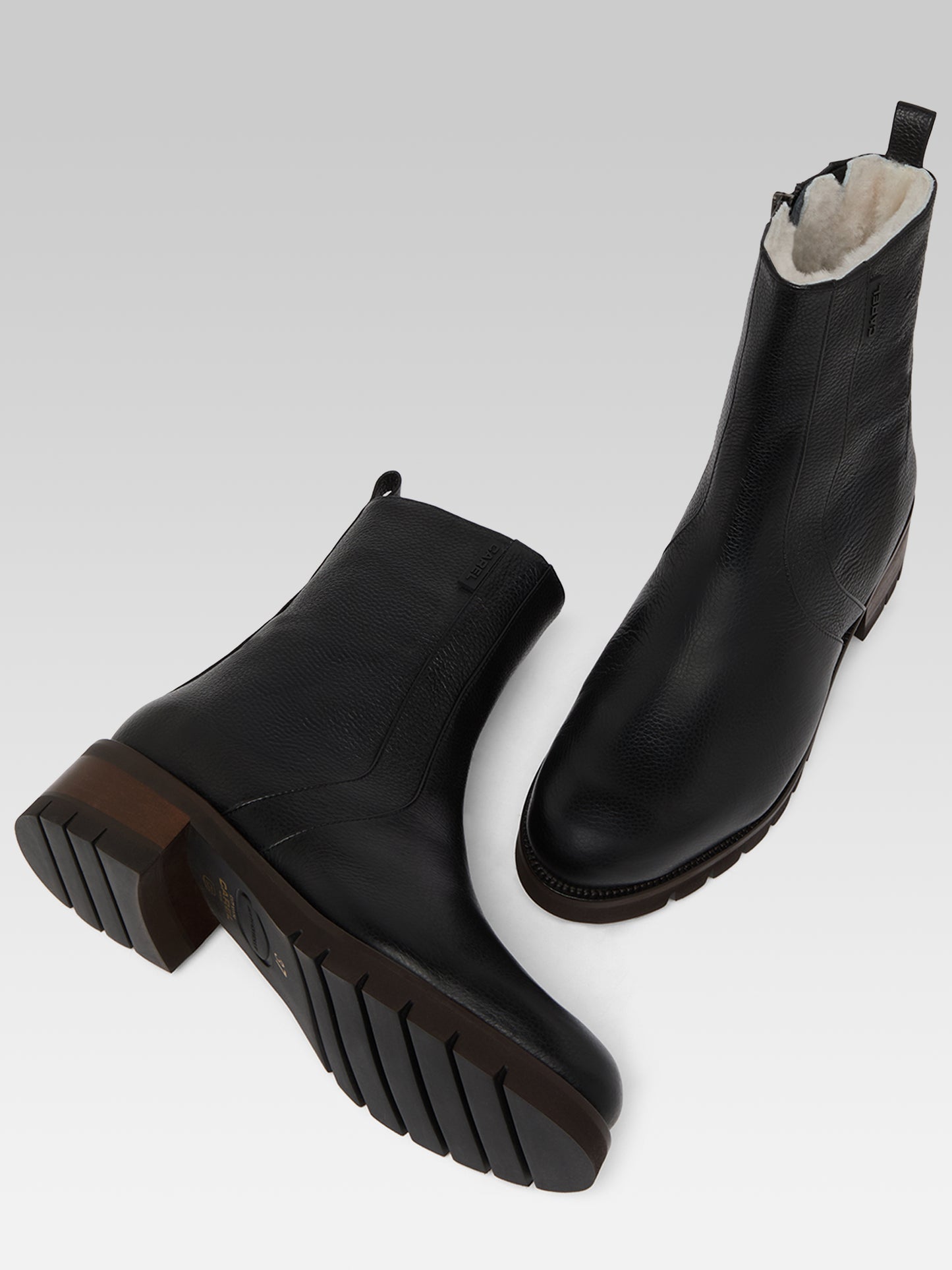 Phoenix  - Bottines cuir noir