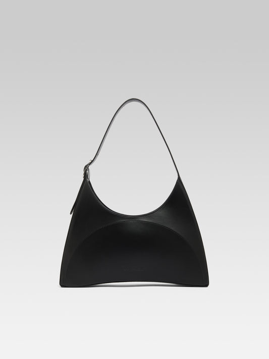 Concorde - Black leather shoulder bag - Image number 6