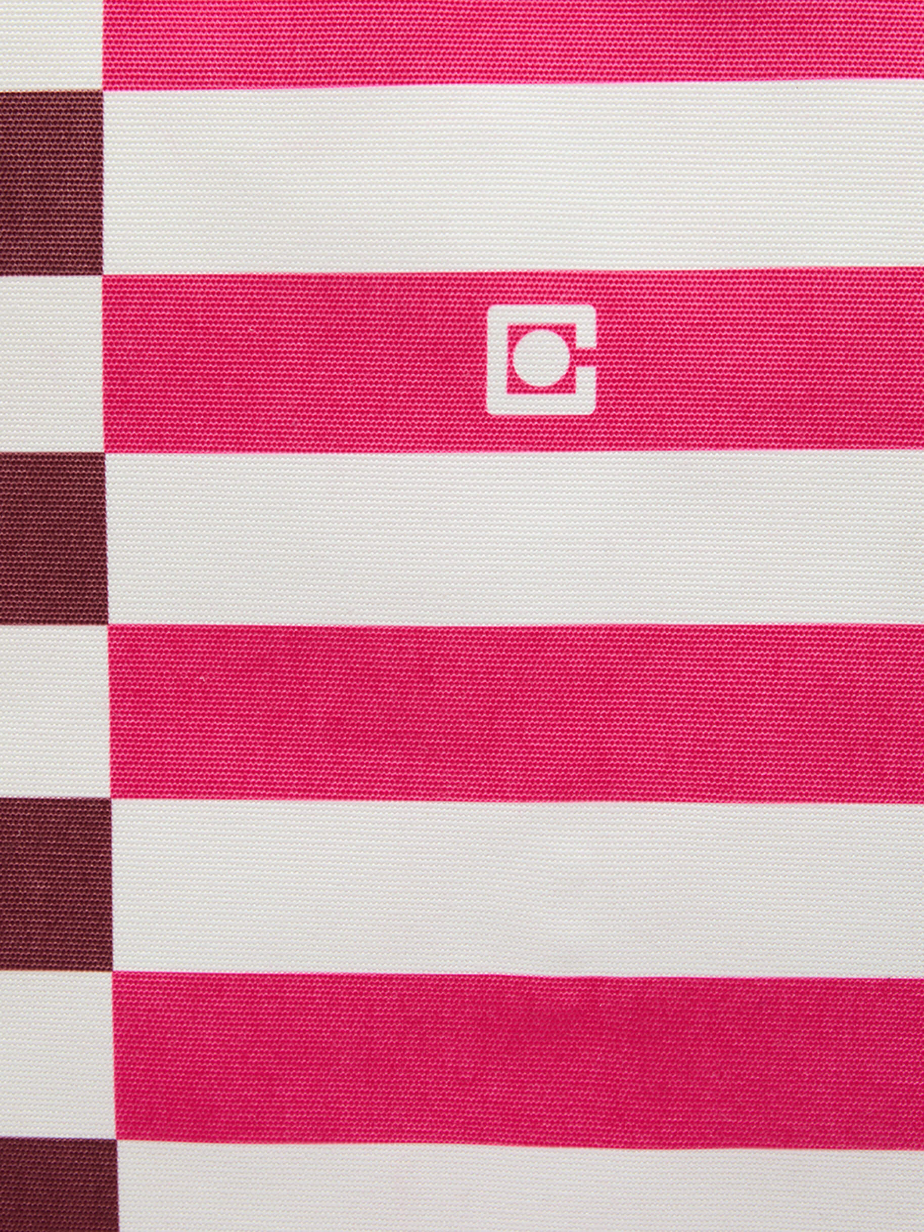 Baya - Tote bag tissu bayadère rose et bordeaux - Image numéro 6