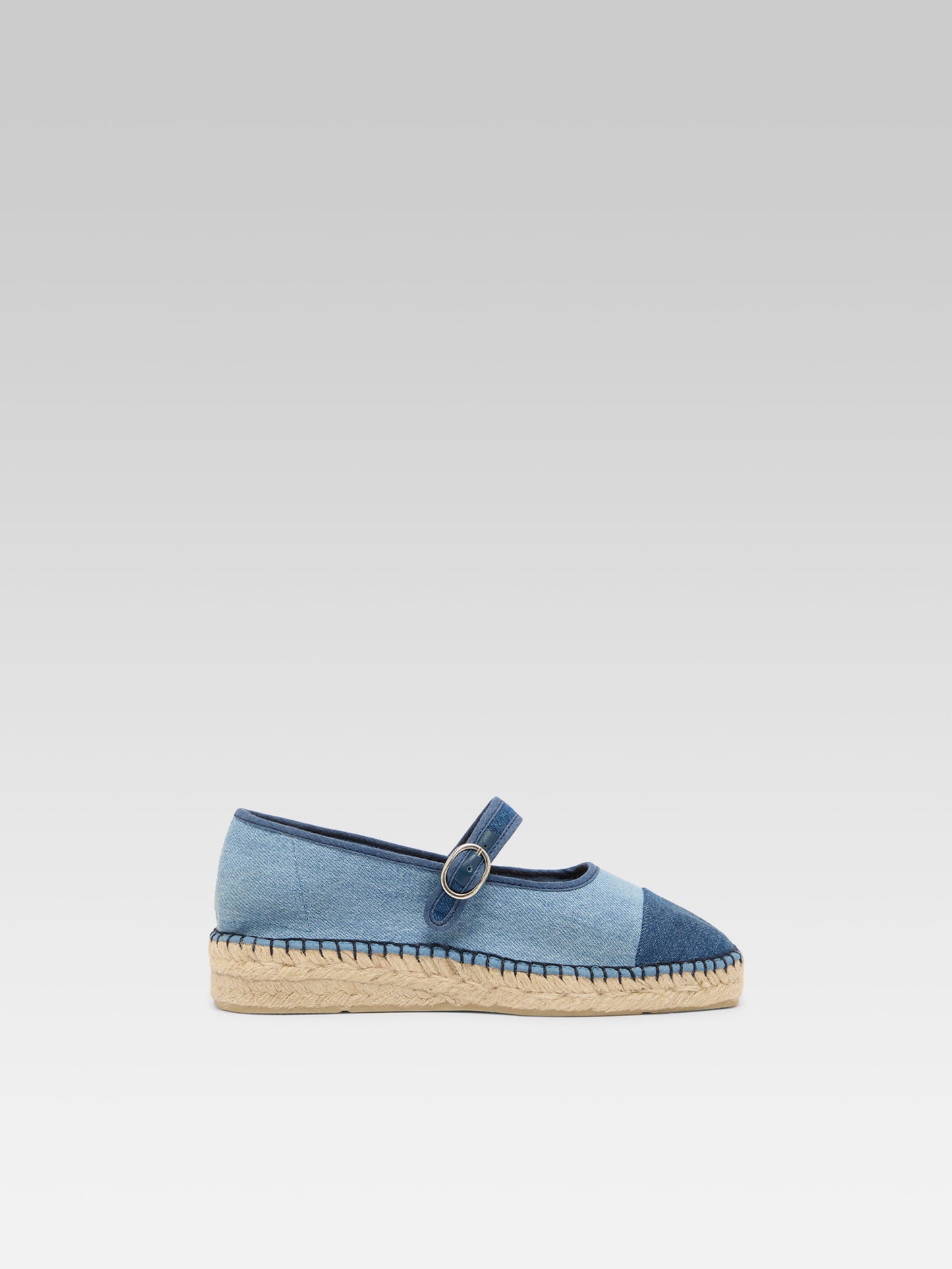 Paraiso - Espadrilles babies tissu bi-jeans