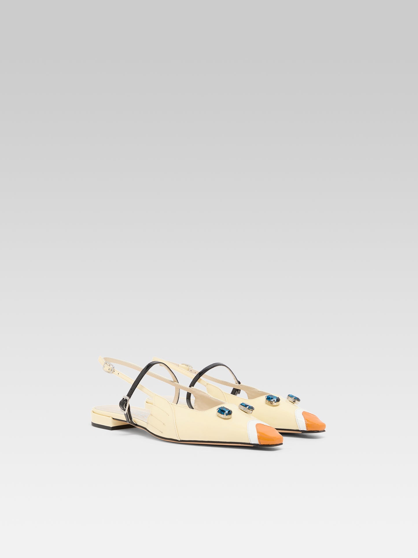 Pigeon P - Butter Patent Leather Slingback