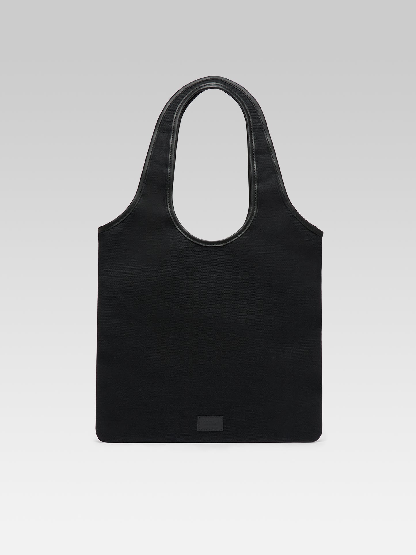 Alesia - Black fabric and leather bag