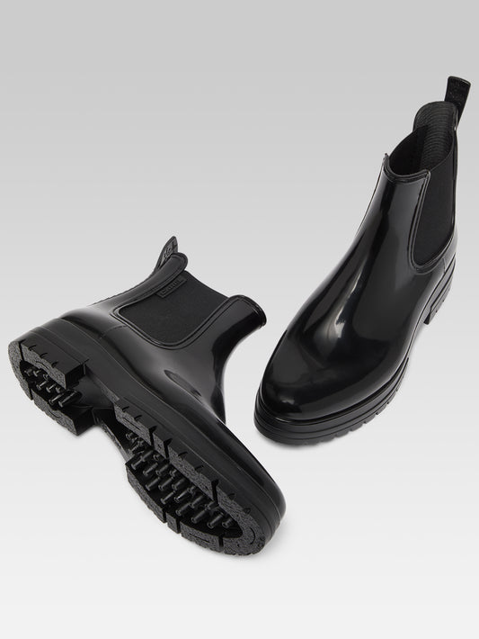 Splash - Bottines de pluie noir - Image numéro 6