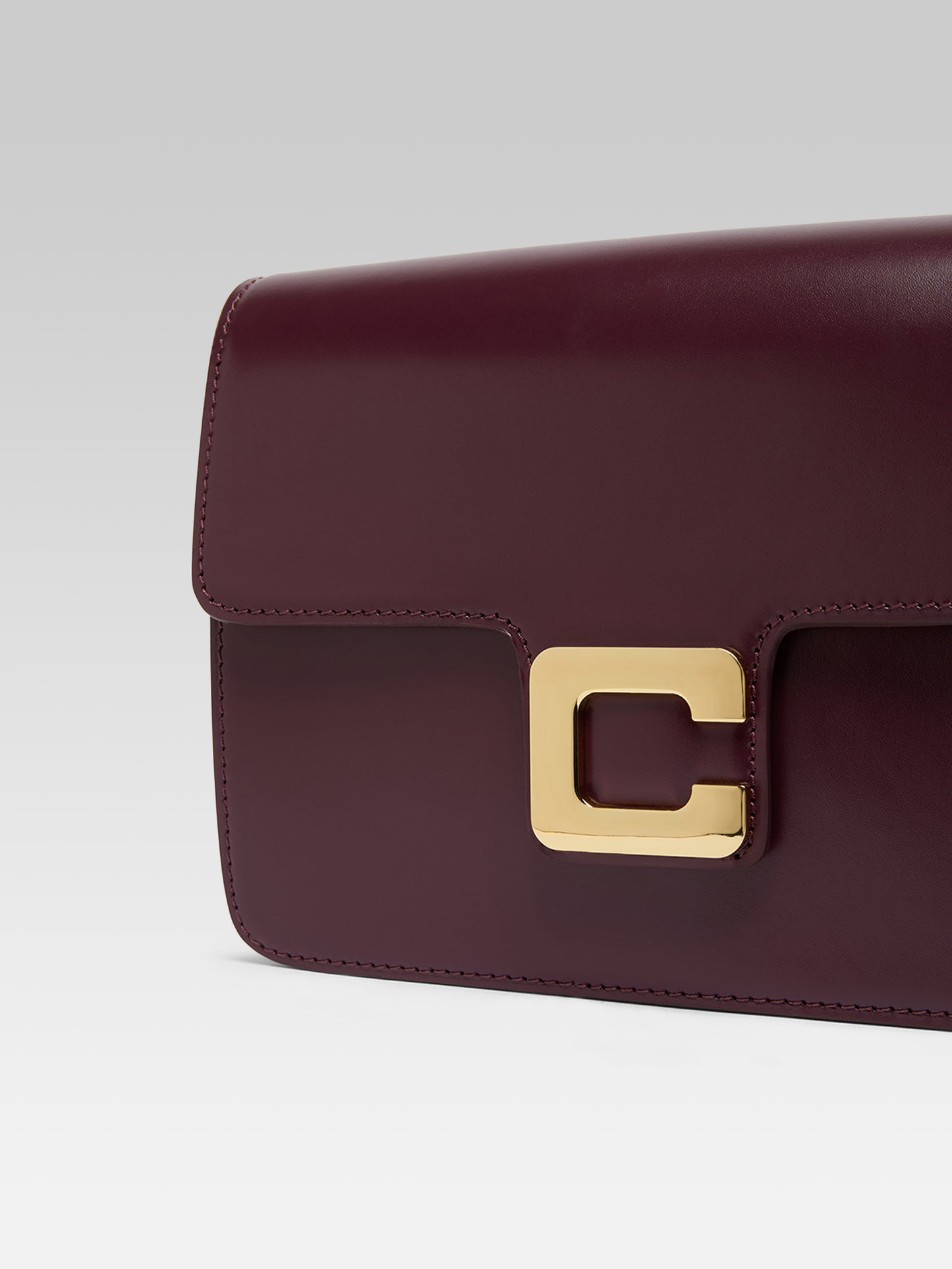 Mabillon - Sac cuir aubergine