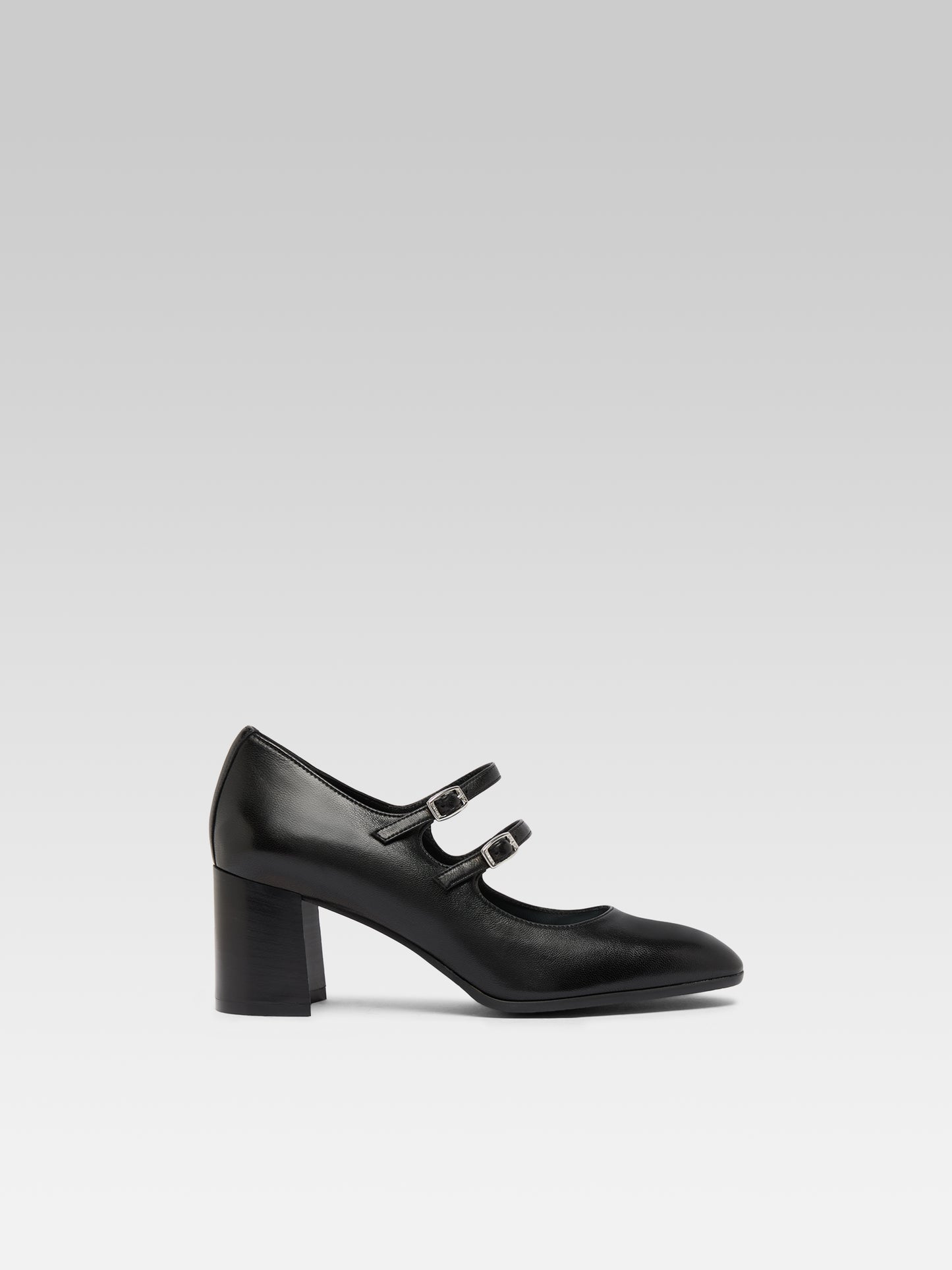 Alice flex - Escarpins babies cuir noir