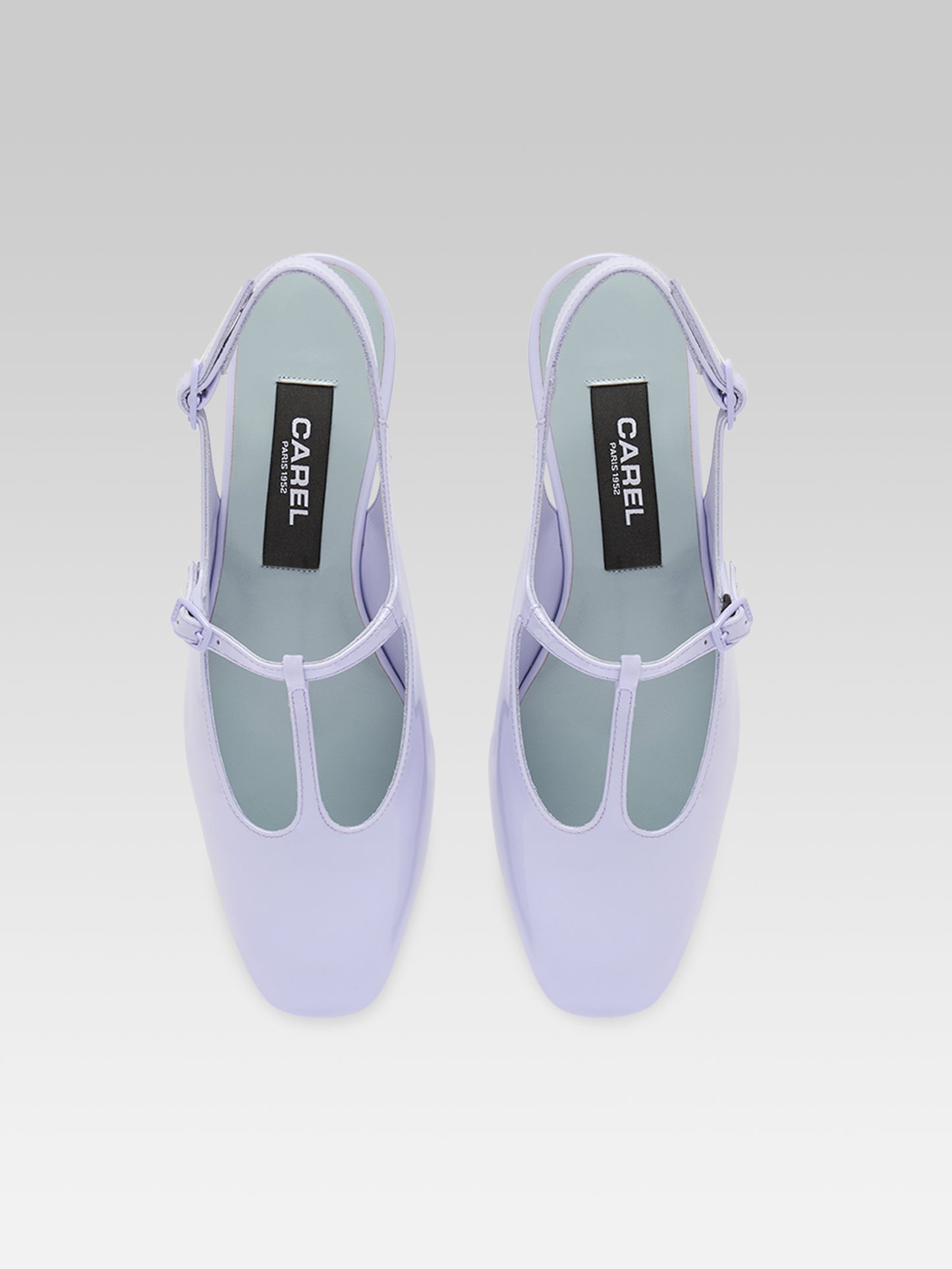Prune - Slingbacks cuir verni lilas