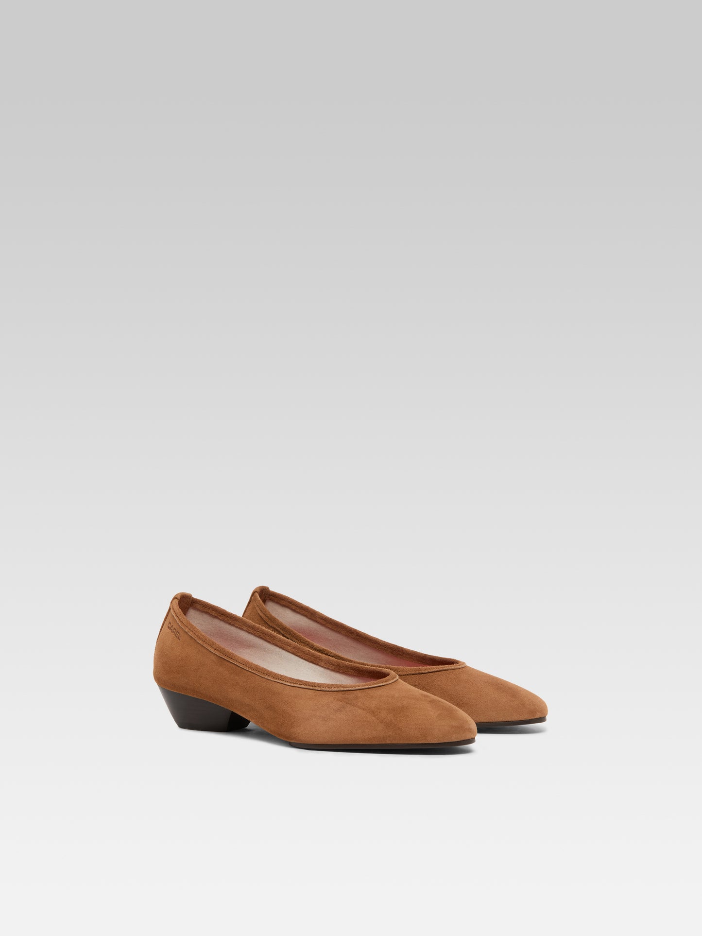 Carlotta - Cognac Suede Ballet flat Flats