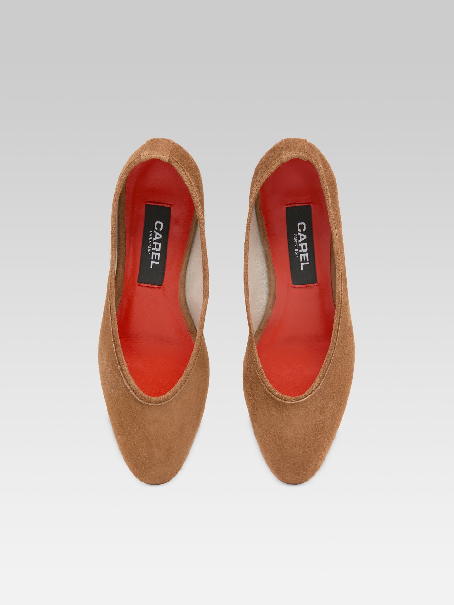 Carlotta - Cognac Suede Ballet flat Flats