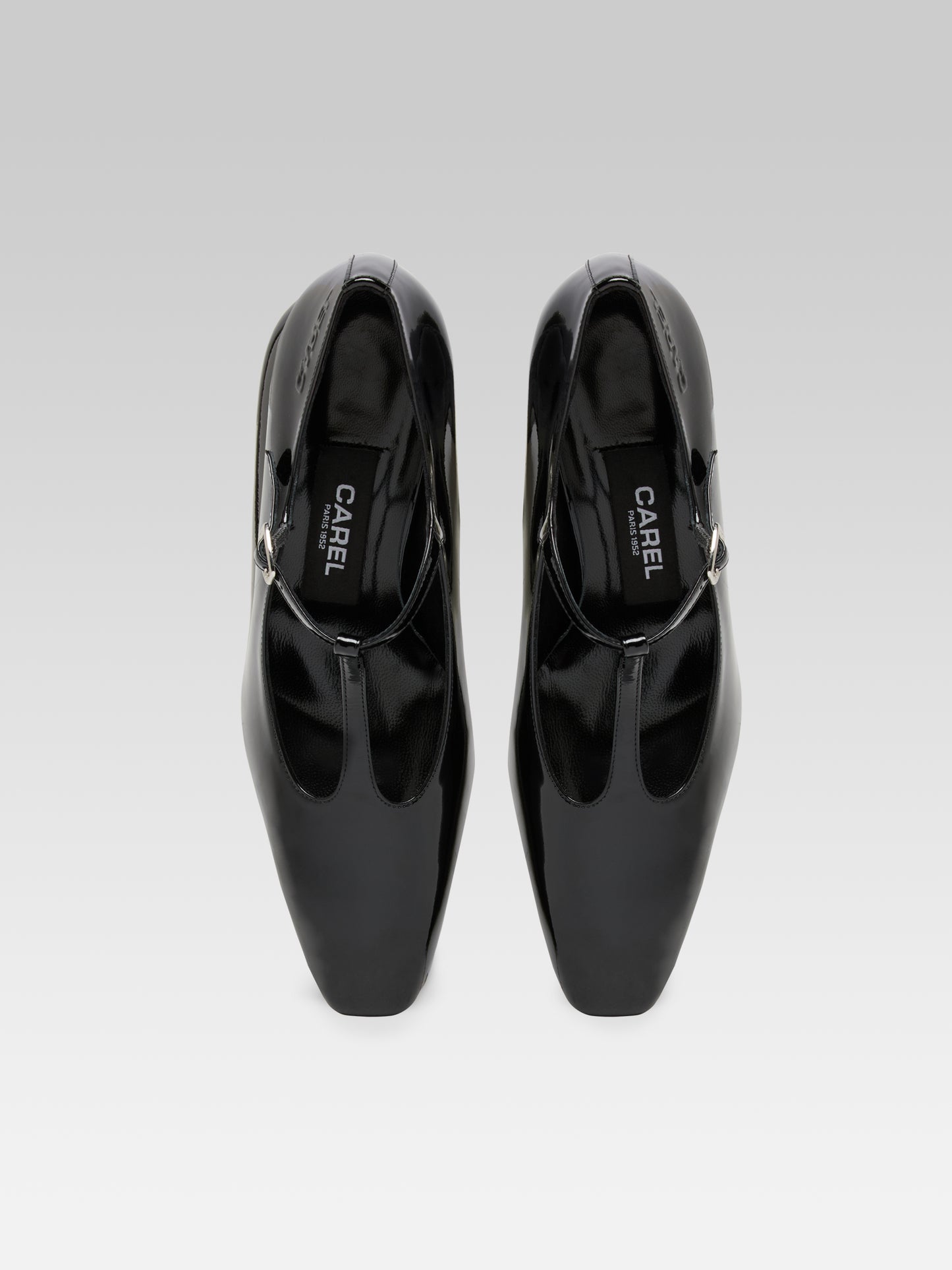 Francesca - Black patent leather pumps