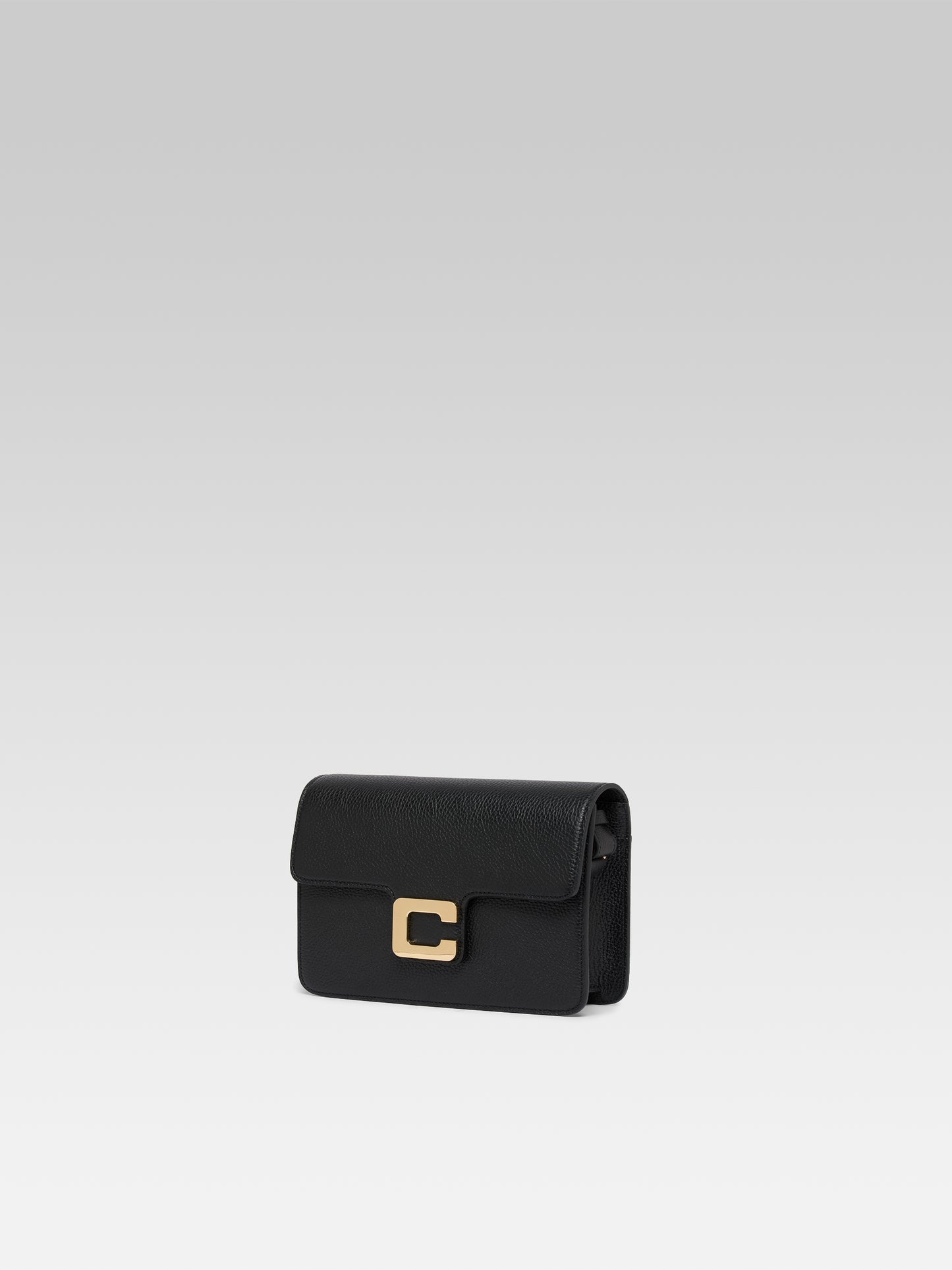 Mabillon - Black grained leather bag