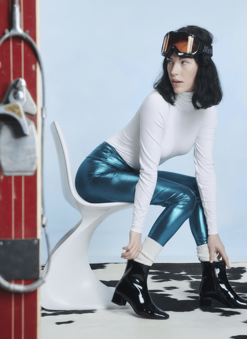 Estime - Black patent leather ankle boots