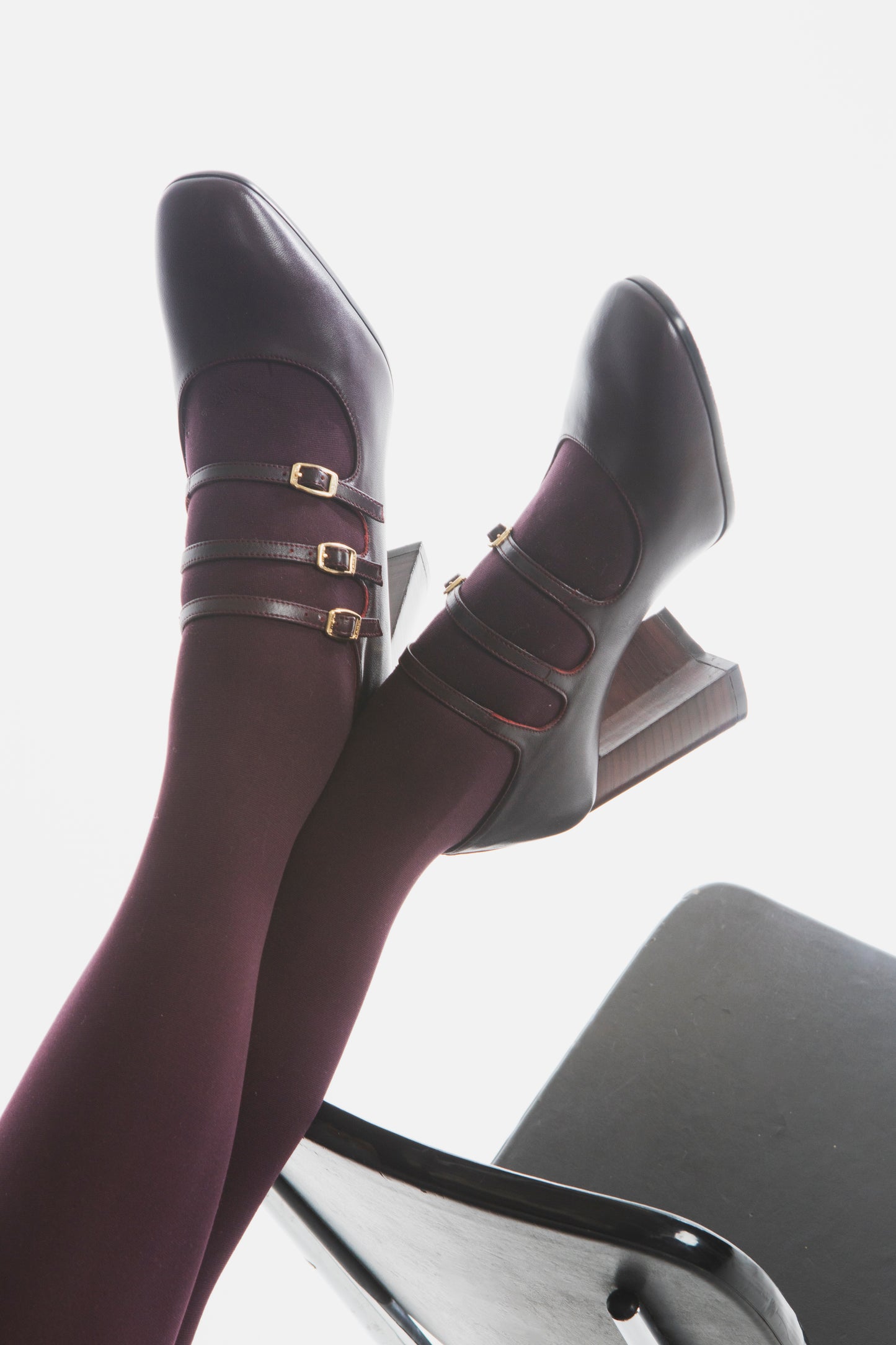 Keel Flex - Escarpins babies cuir bordeaux