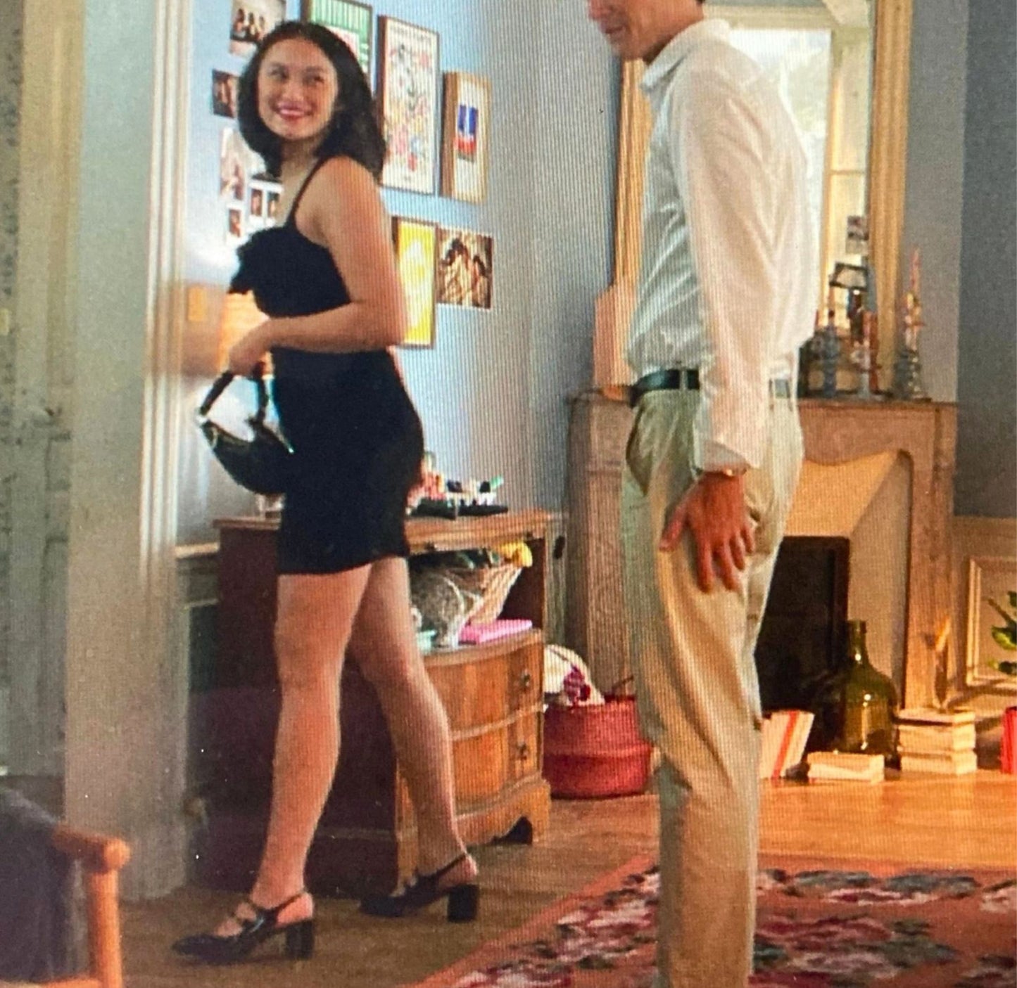 Banana - Black patent leather slingback Mary Janes