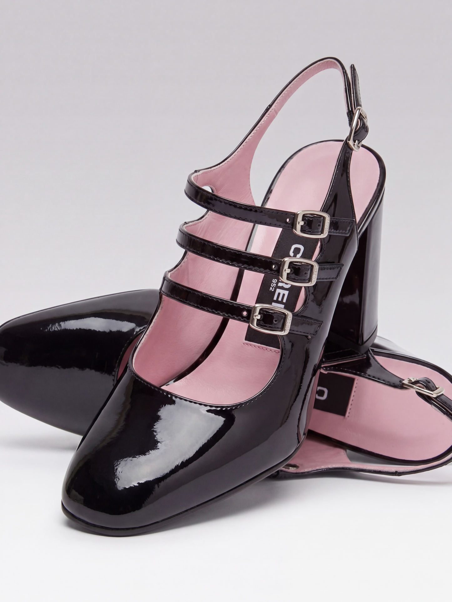 Promise - Babies slingback cuir verni noir