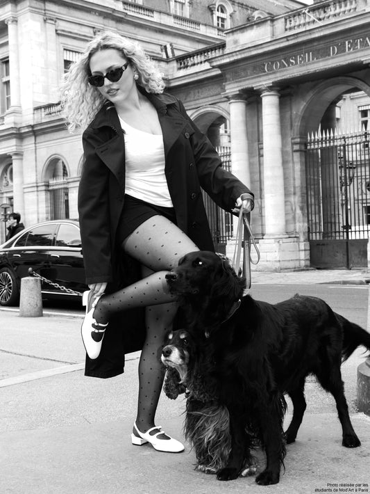 Peche - White patent leather slingback Mary Janes - Image number 7