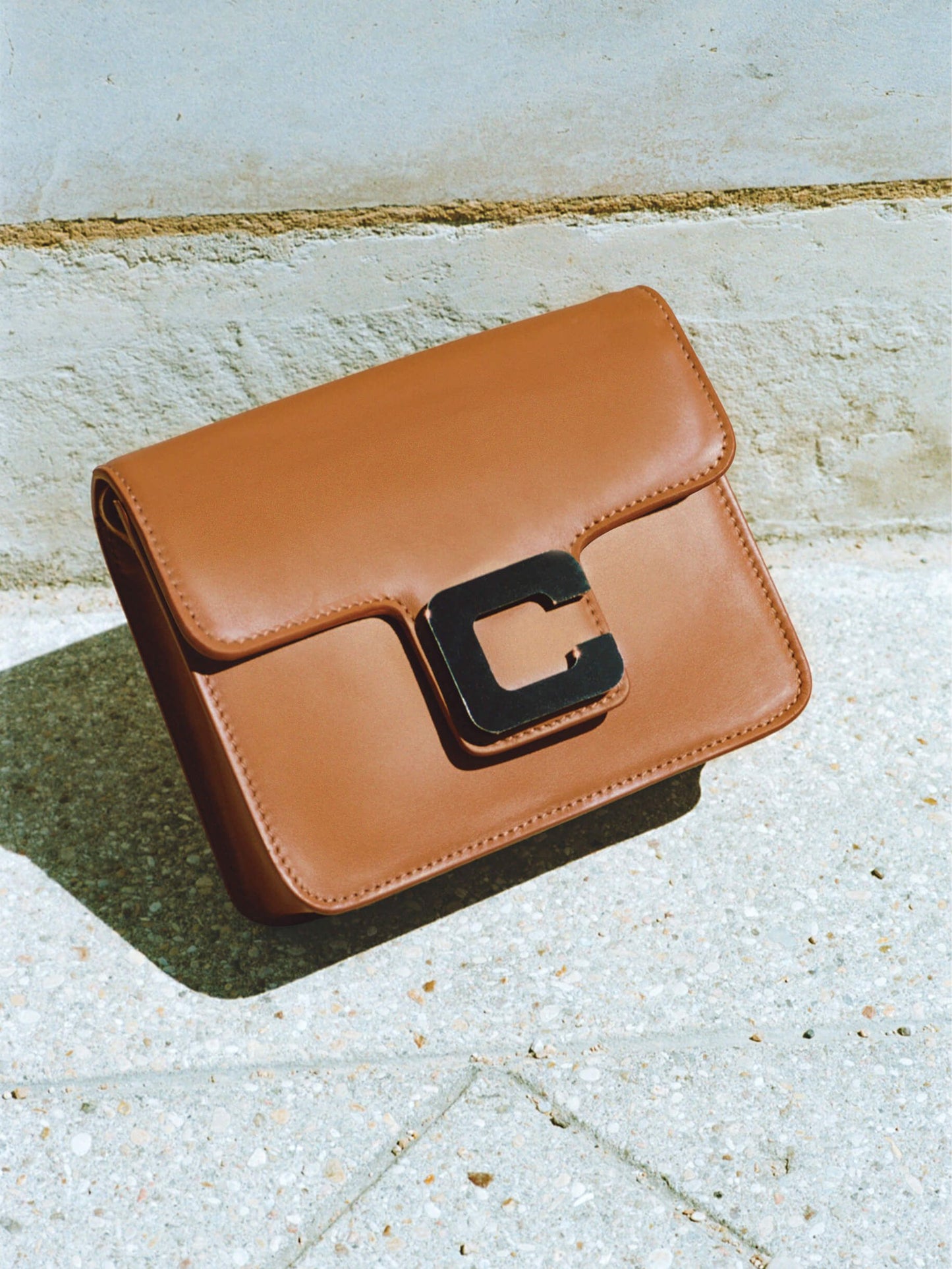 Mini Sorbonne - Sac cuir camel