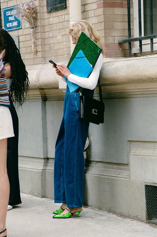 Sorbonne - Black glossy leather bag - Image number 6