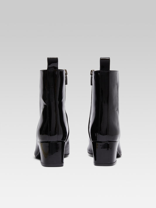 Estime - Black patent leather ankle boots - Image number 6