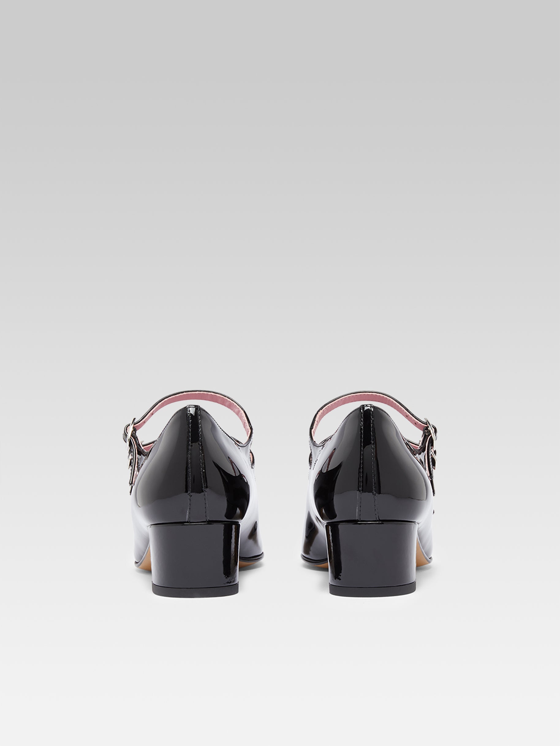 Kina - Black patent leather Mary Janes pumps - Image number 6