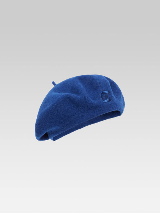 carel Béret laine bleu france logo C