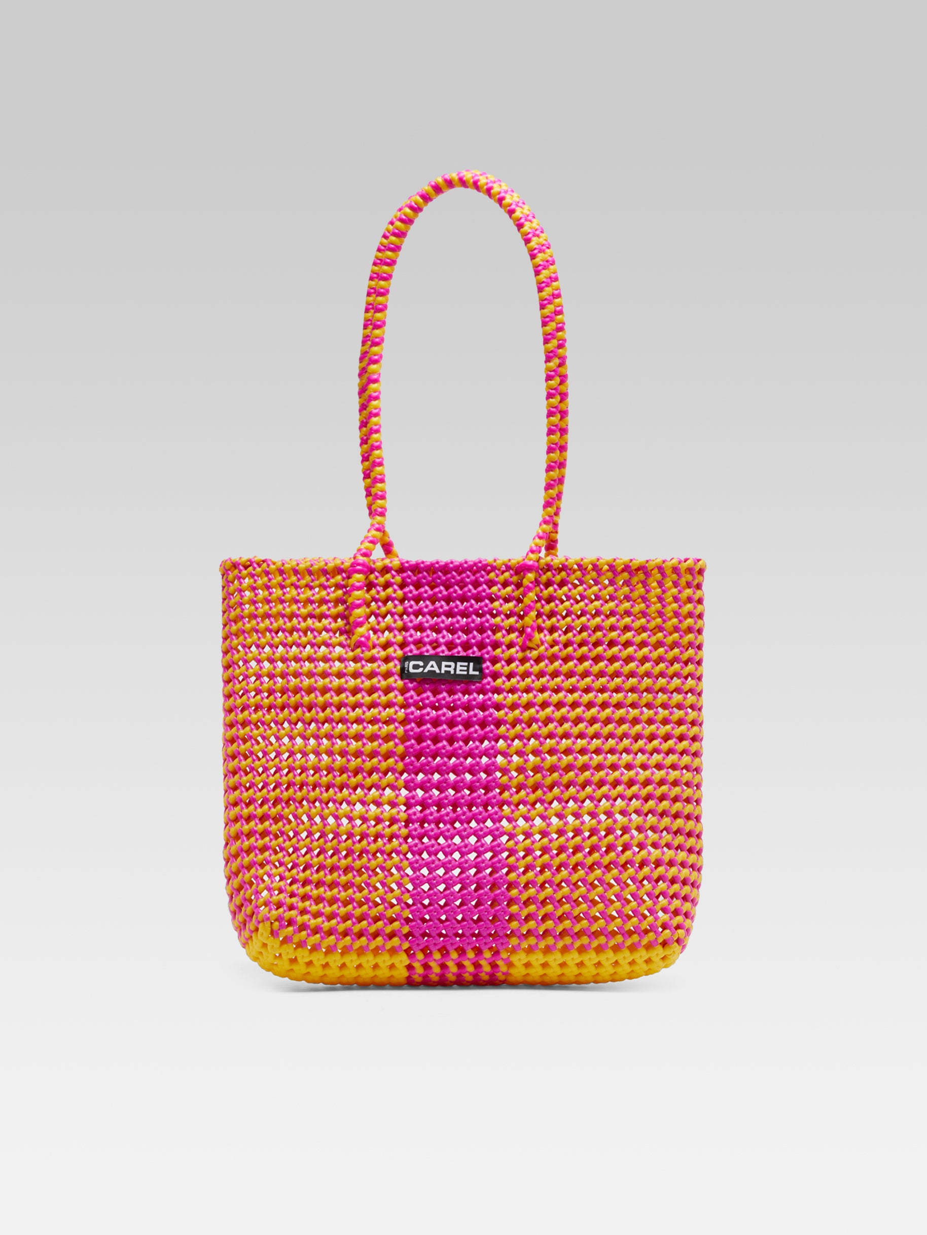 Scoubidou - Orange, pink and yellow bag - Image number 1