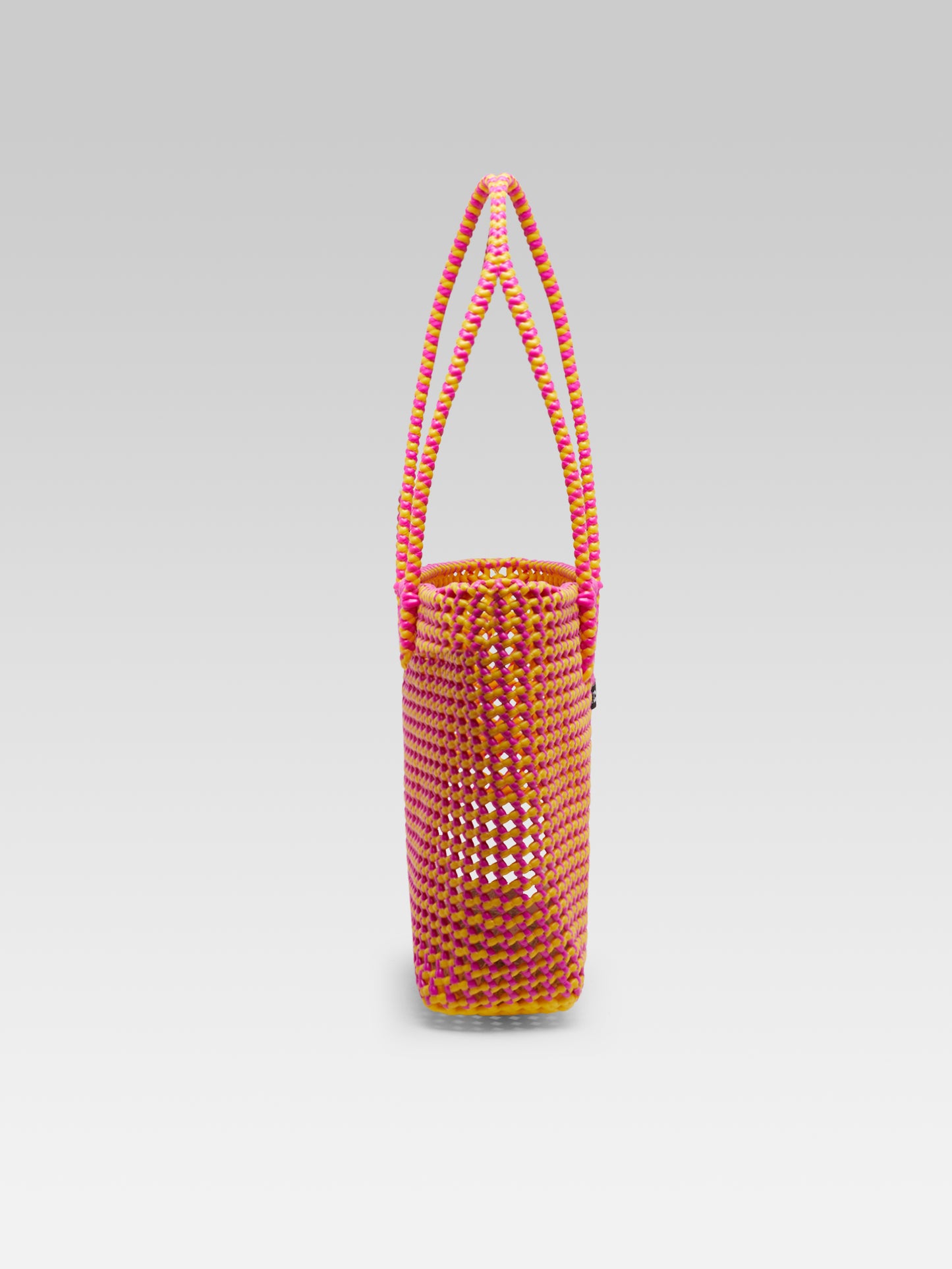 Scoubidou - Orange, pink and yellow bag