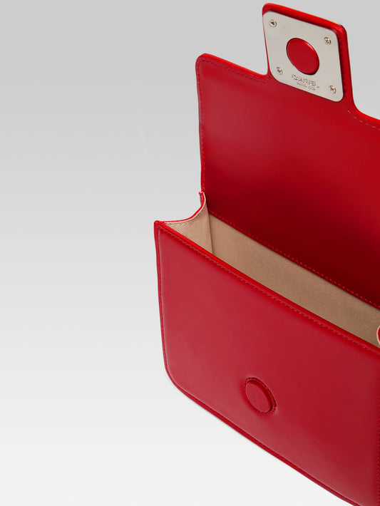 Mini Sorbonne - Red patent leather bag - Image number 4
