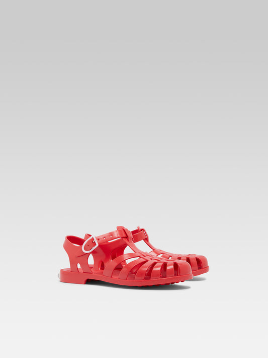 Meduse - Red plastic sandals - Image number 4
