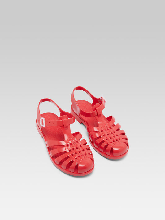 Meduse - Red plastic sandals - Image number 5