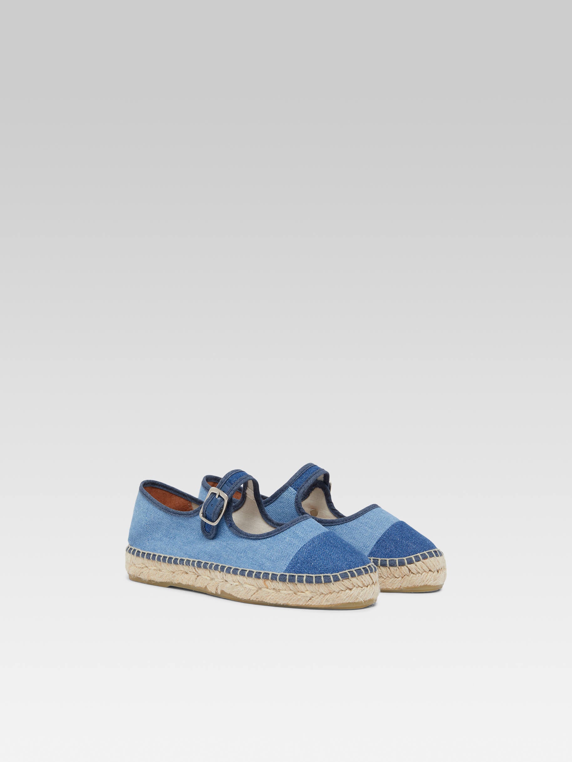 Colza - Mary janes canvas bi-jean espadrilles - Image number 5