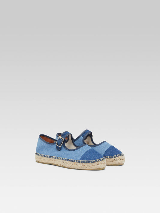 Colza - Espadrilles babies toile bi-jean - Image numéro 5
