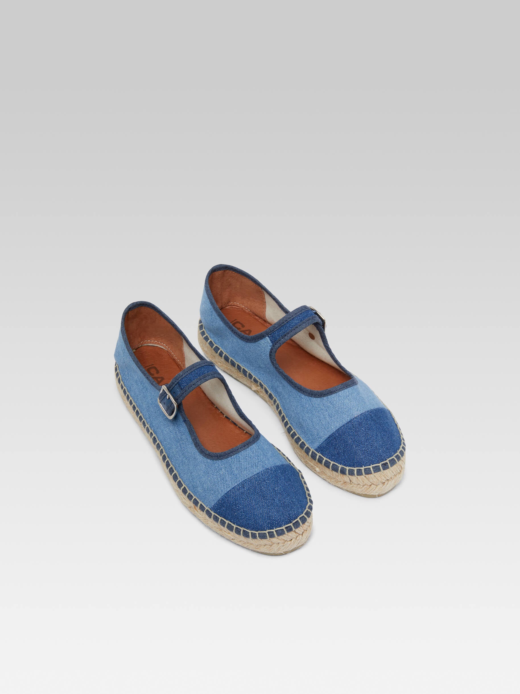 Colza - Mary janes canvas bi-jean espadrilles - Image number 2