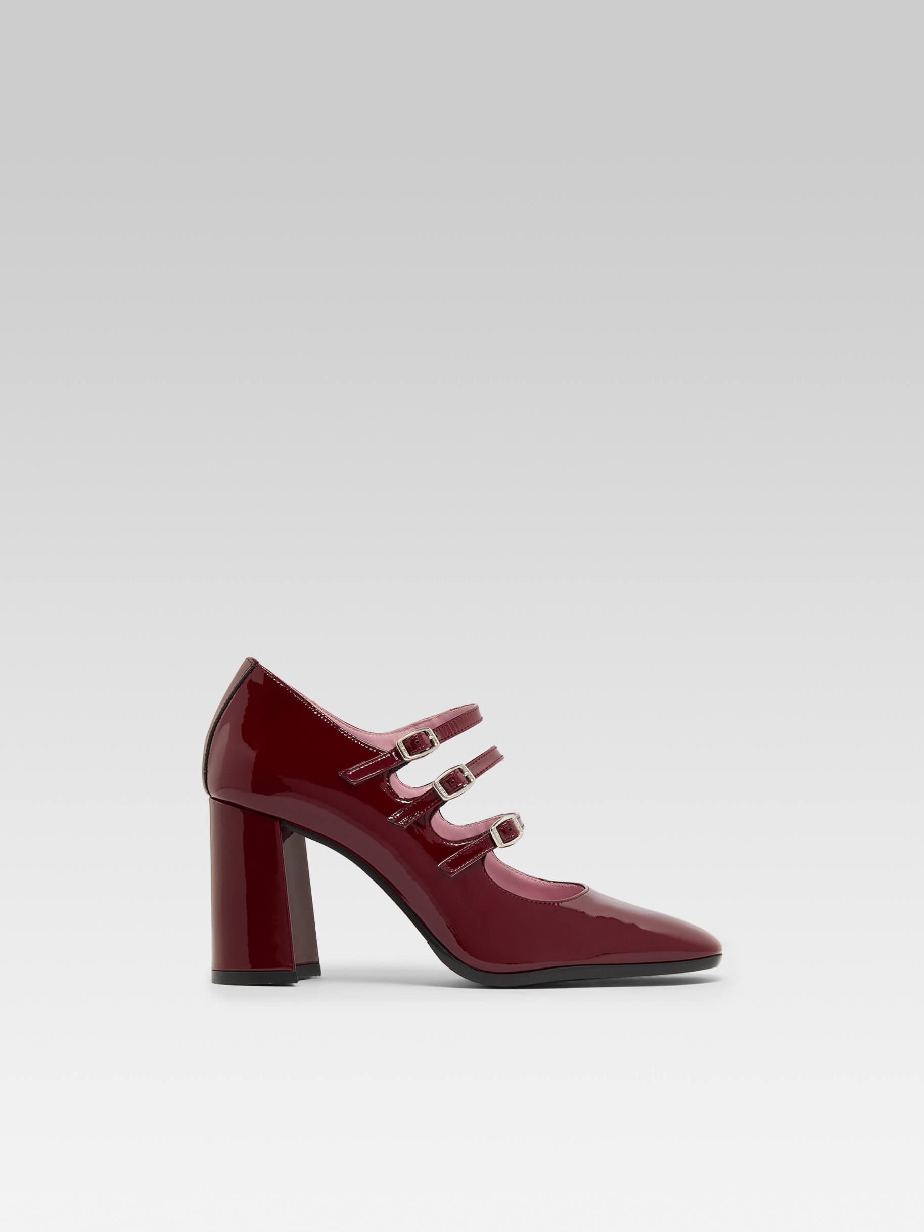 Keel - Black patent leather Mary Janes pumps | Carel Paris