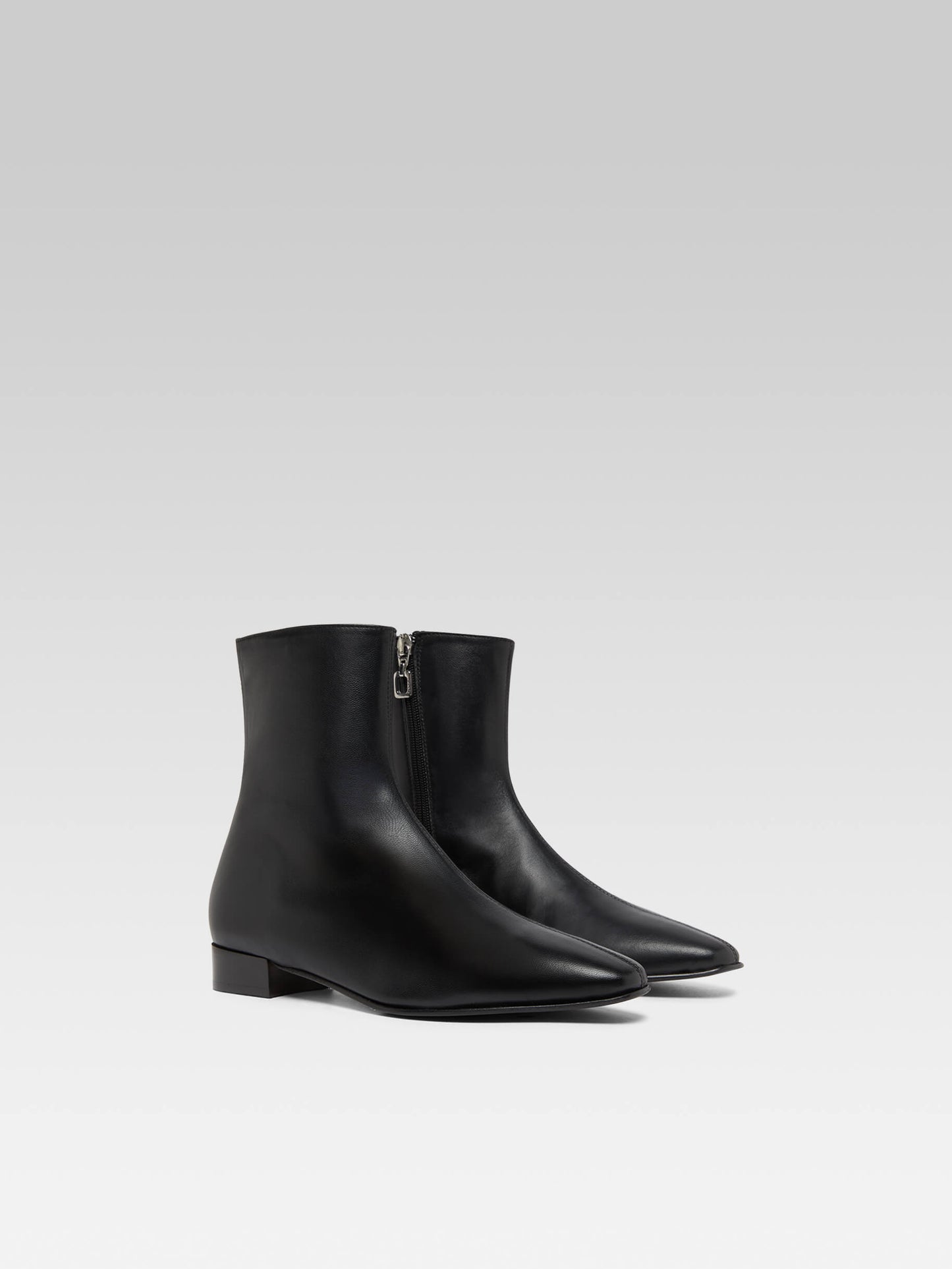 Aiglon - Black leather ankle boots